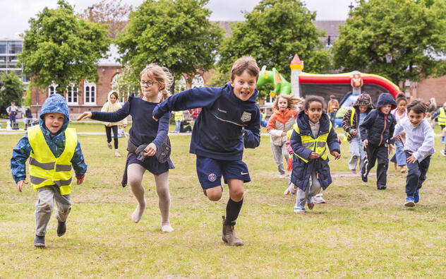Buitenspeeldag op de Bijlokesite