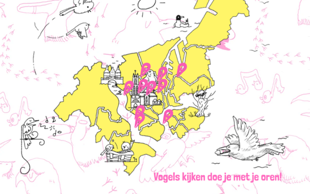 Overzicht locaties Luistervink in gent